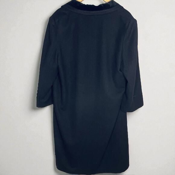 Amanda Gail Wool Coat Classic NYC Style Size 12 Vintage Preppy Old Money USA - Picture 3 of 7